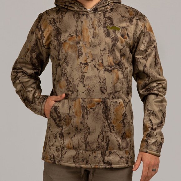 NATURAL CORAL FLEECE-LINED HOODIE - Picture 3 of 3